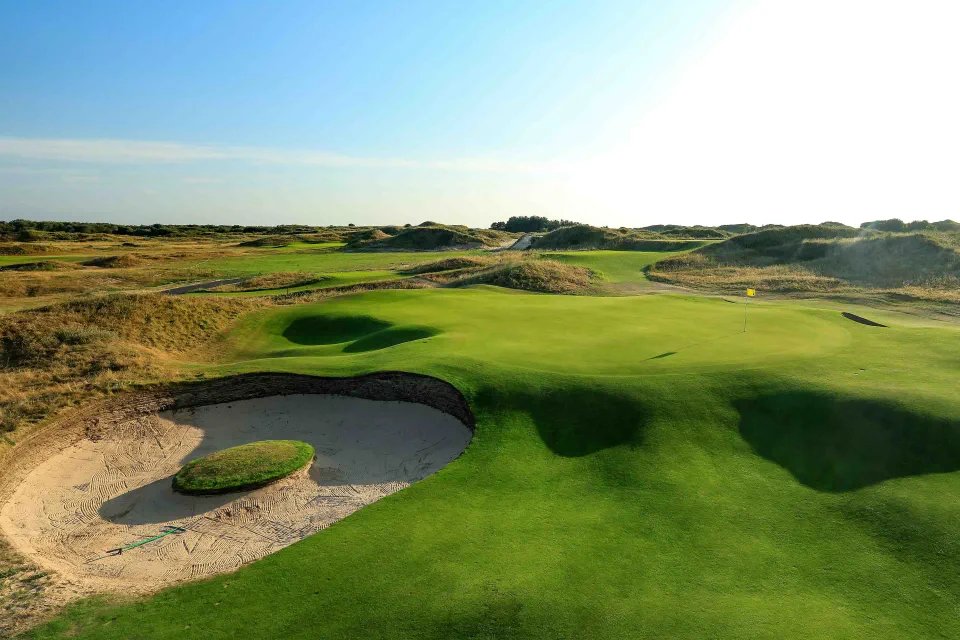 The links dunes beside Birkdale