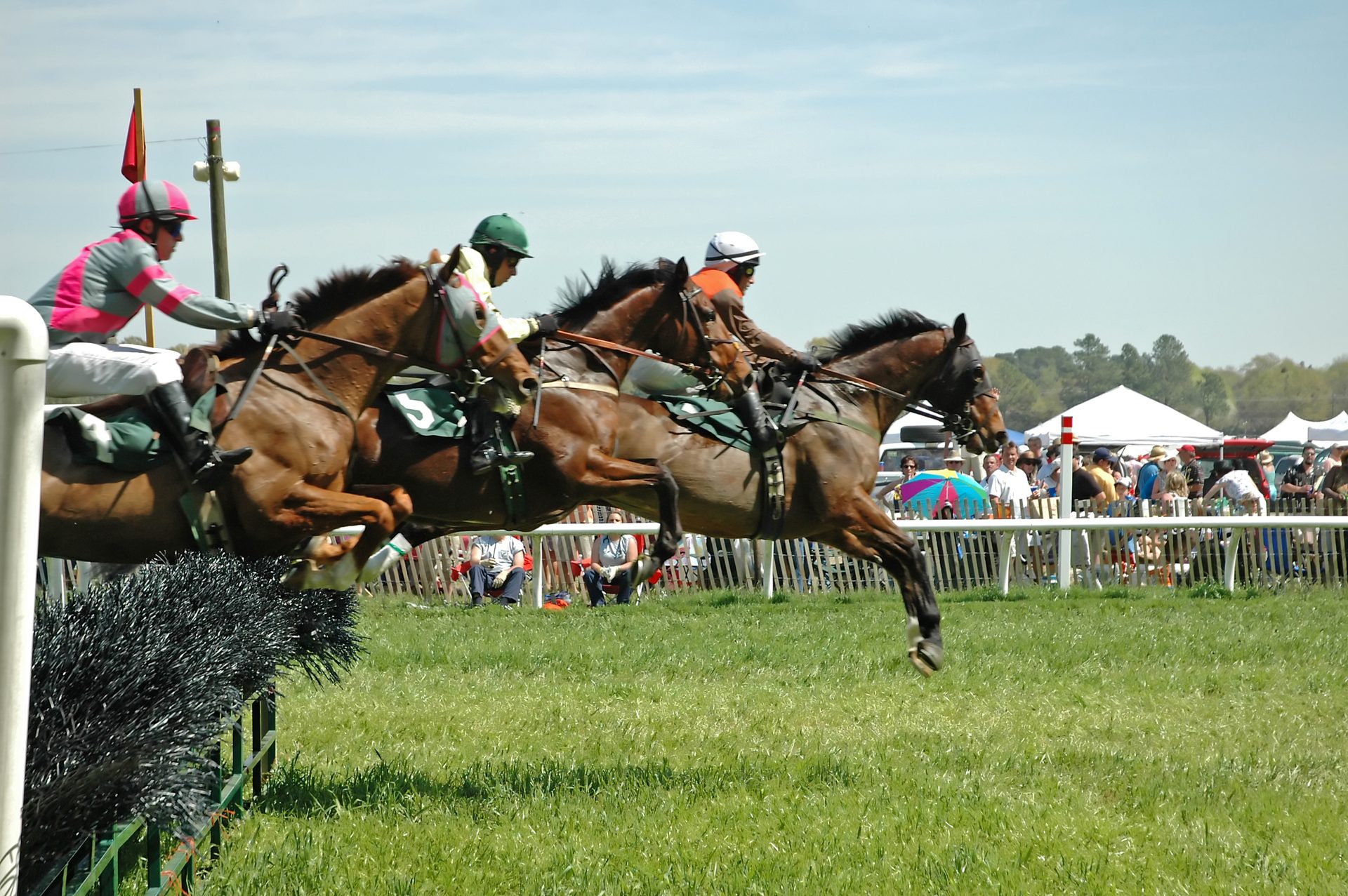 Jump racing over the fences, the drama of the Grand National