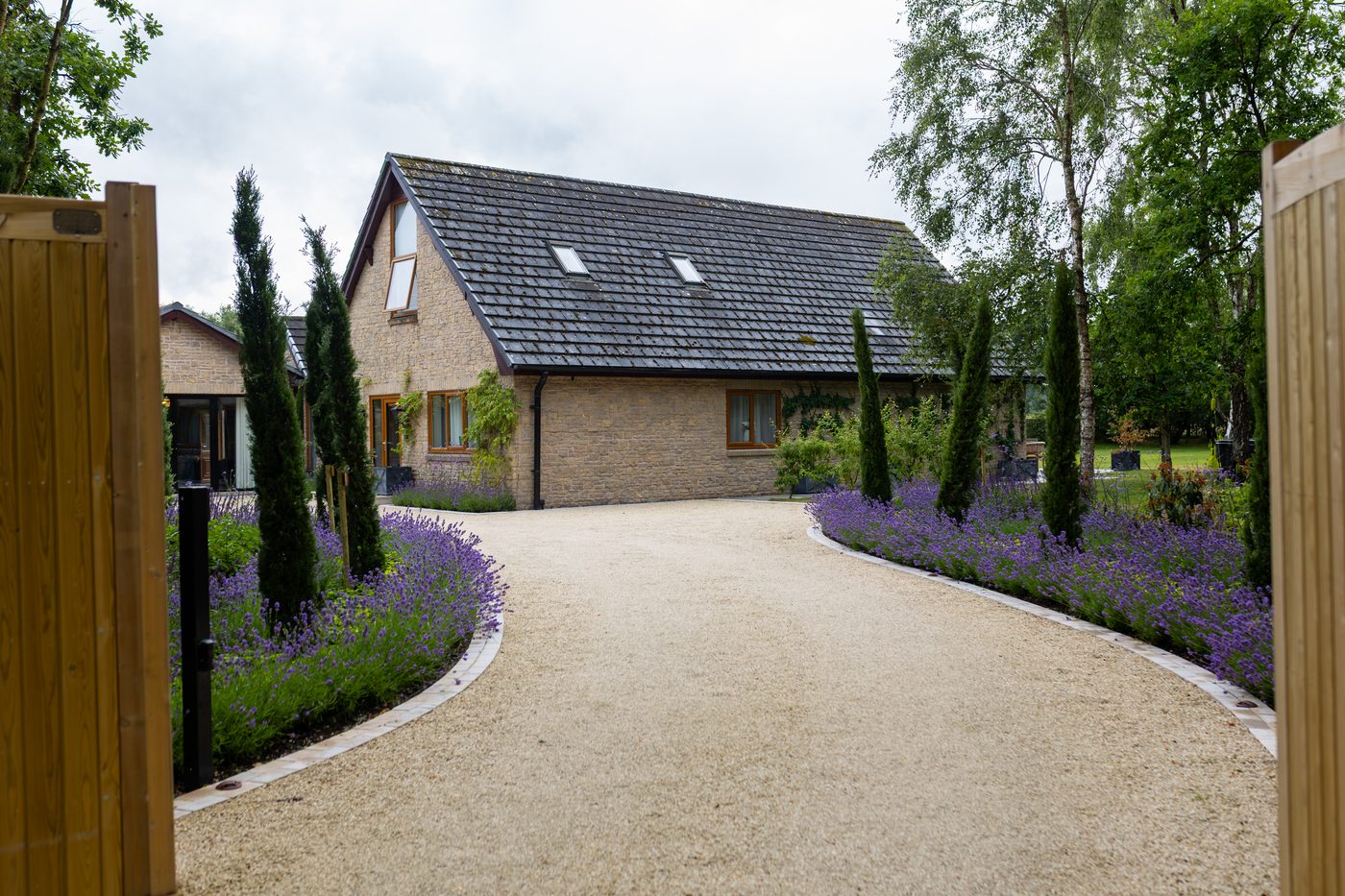 The private drive at Warren House