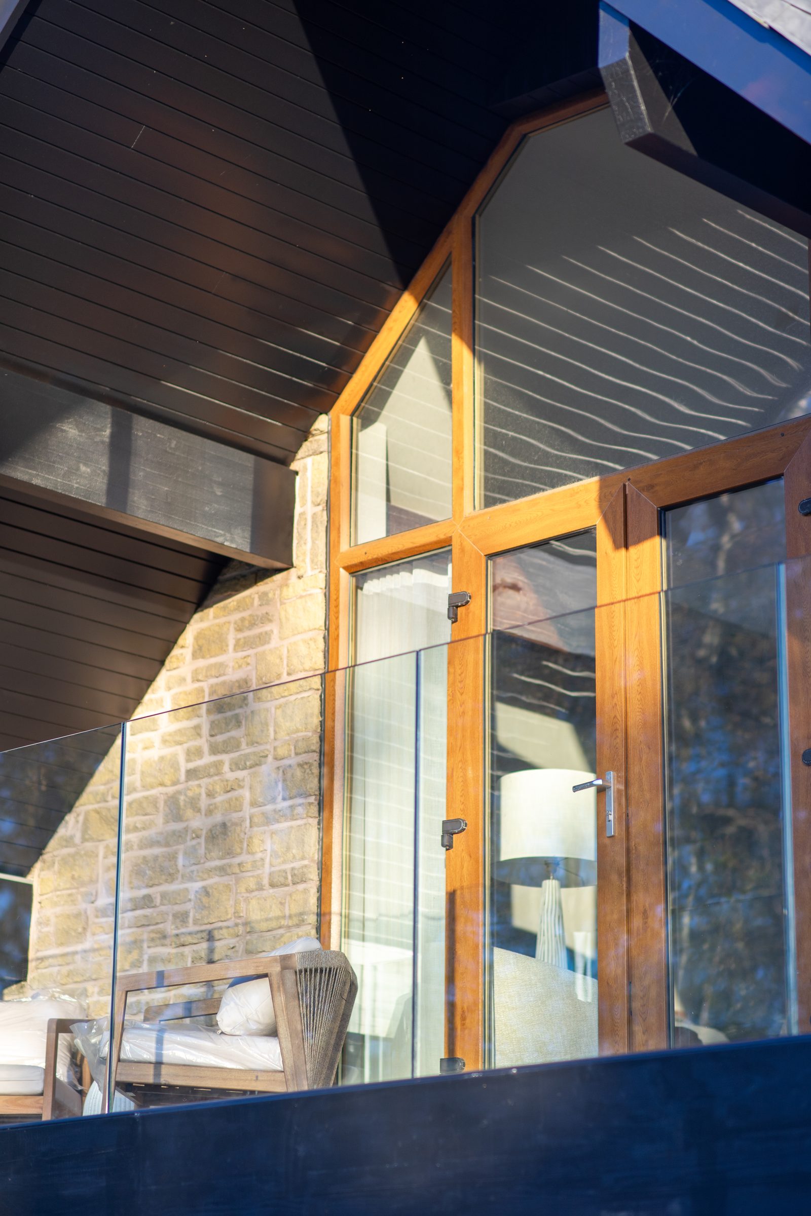 Warren House — balcony glass doors a rk