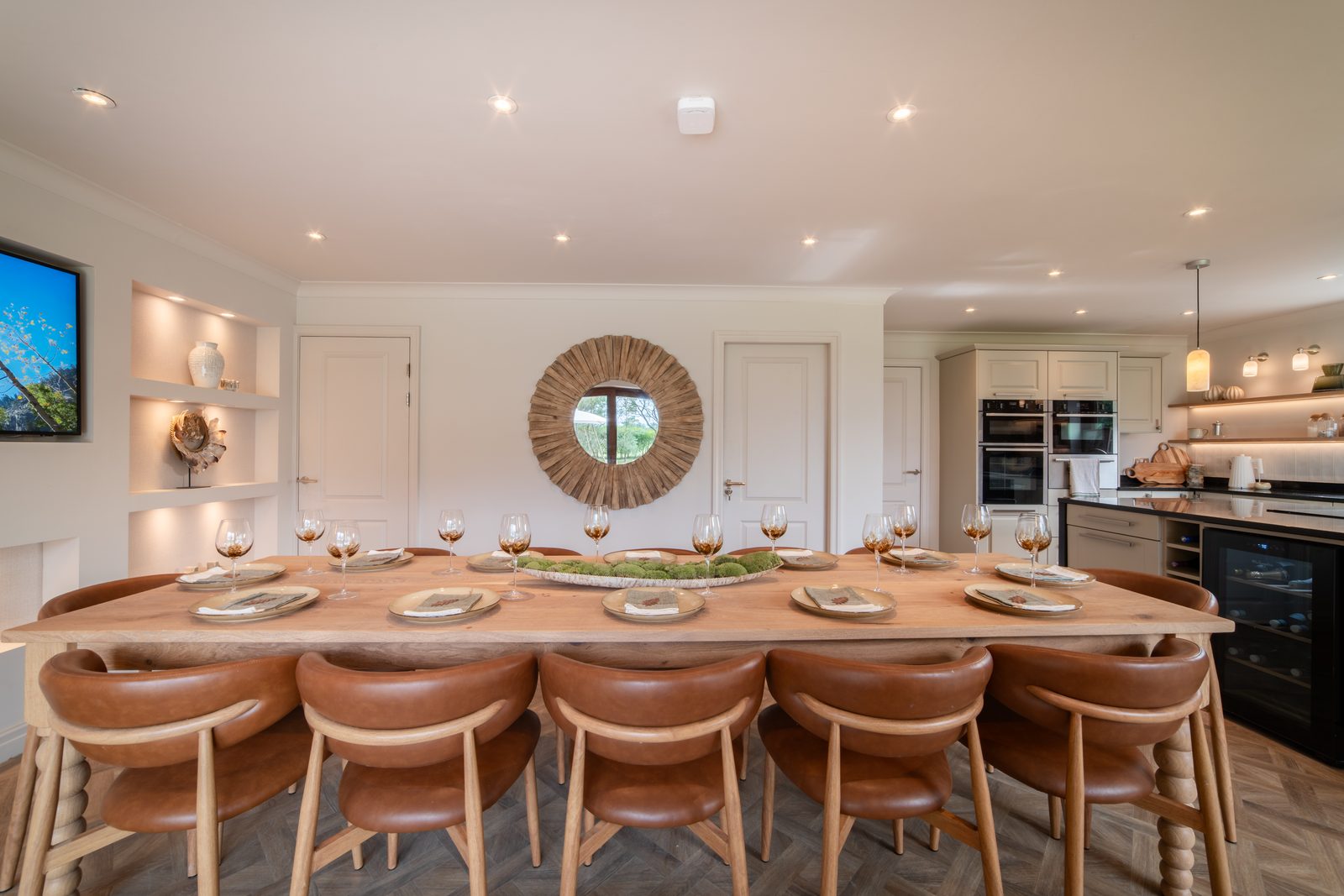 Warren House — dining area large dining table a rk